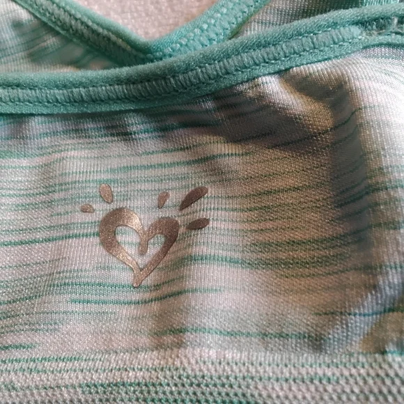 Justice Girls Training Bras | Set of 2 | Size 30 Black & Mint - Picture 4 of 6